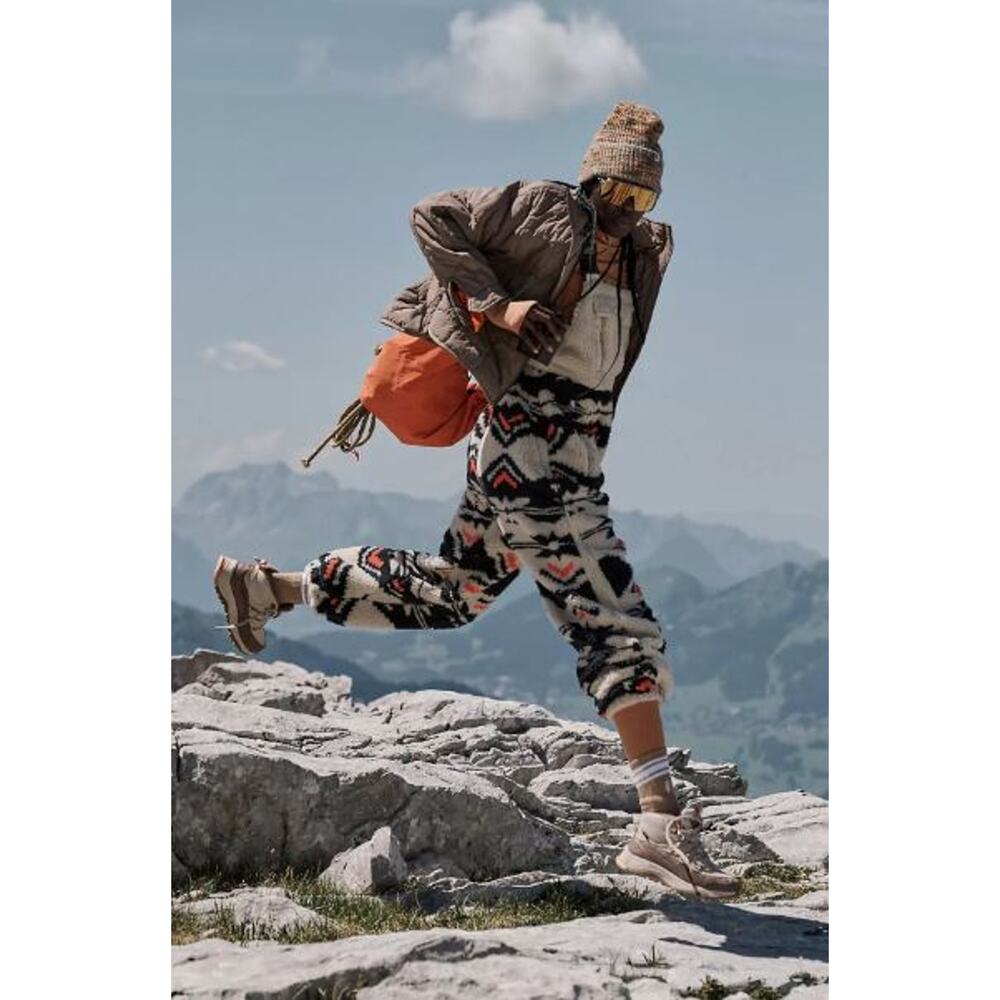 NWT FP Movement Printed Hit The Slopes Salopette Black Fairisle Combo Size XL - Picture 7 of 13